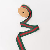 Red and Green Ribbon - 1 1/2" x 10 yards