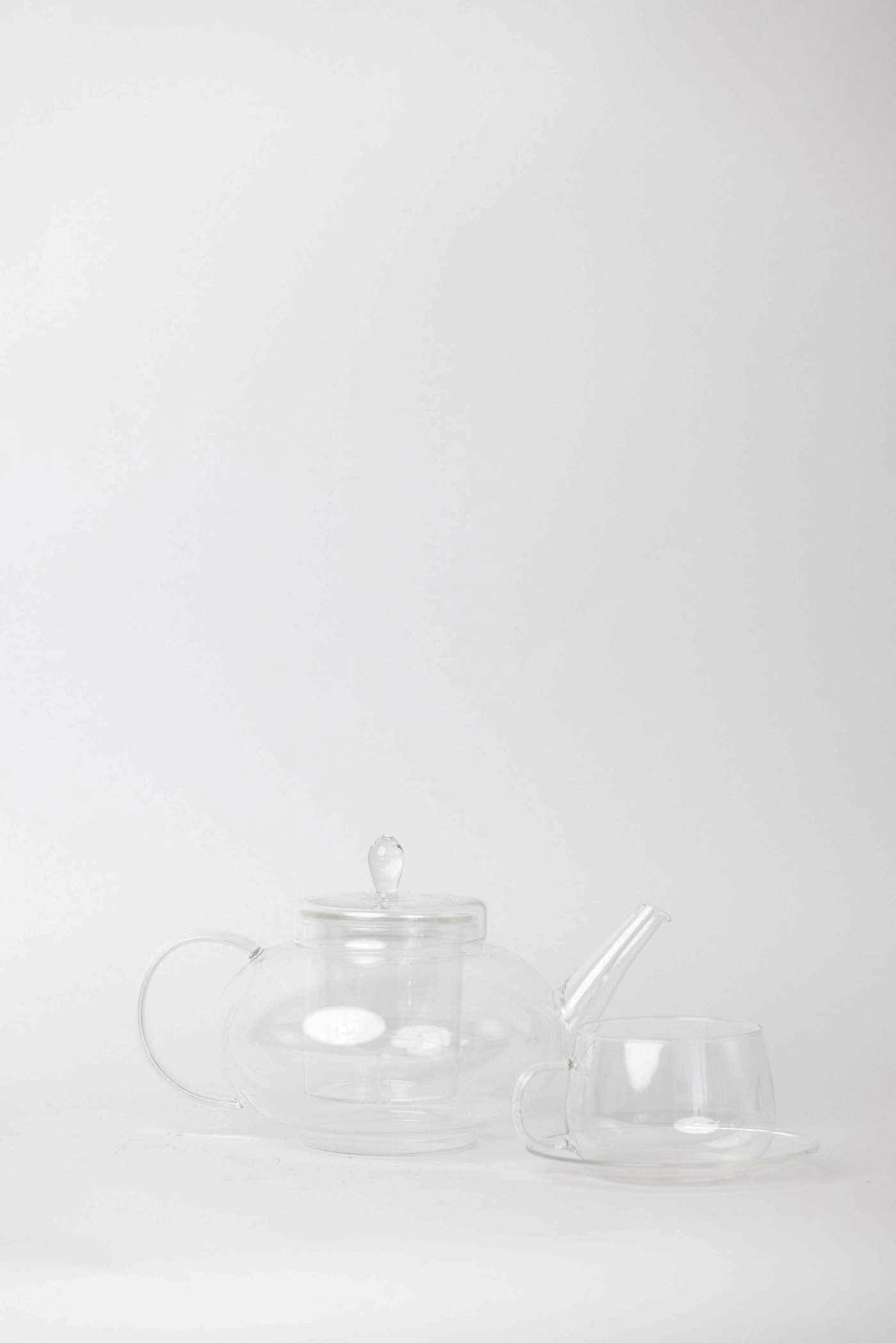 Cindy Glass Tea Cup + Saucer