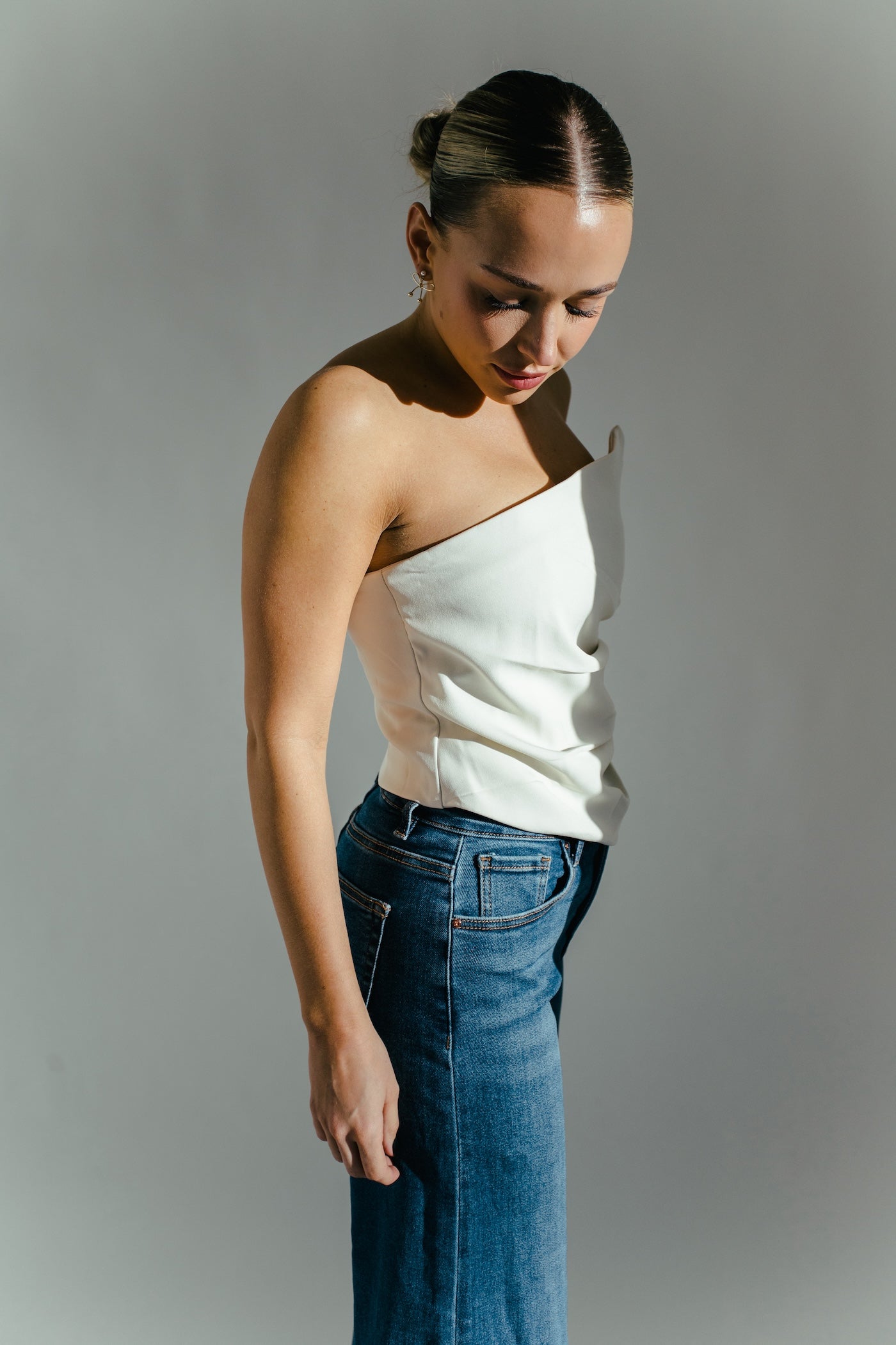 Aneira Strapless Top - Ivory