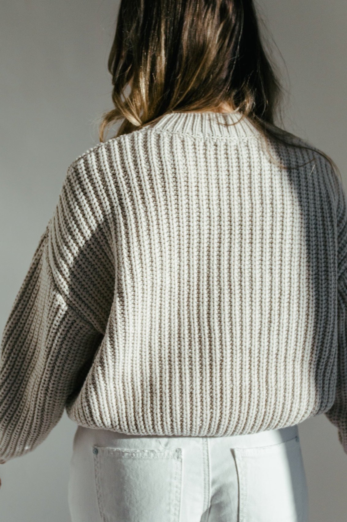 Lori Cable Knit Sweater - Oatmeal