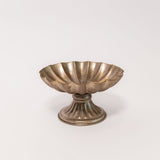Mercury-Finish Pedestal Bowl - 2 Sizes