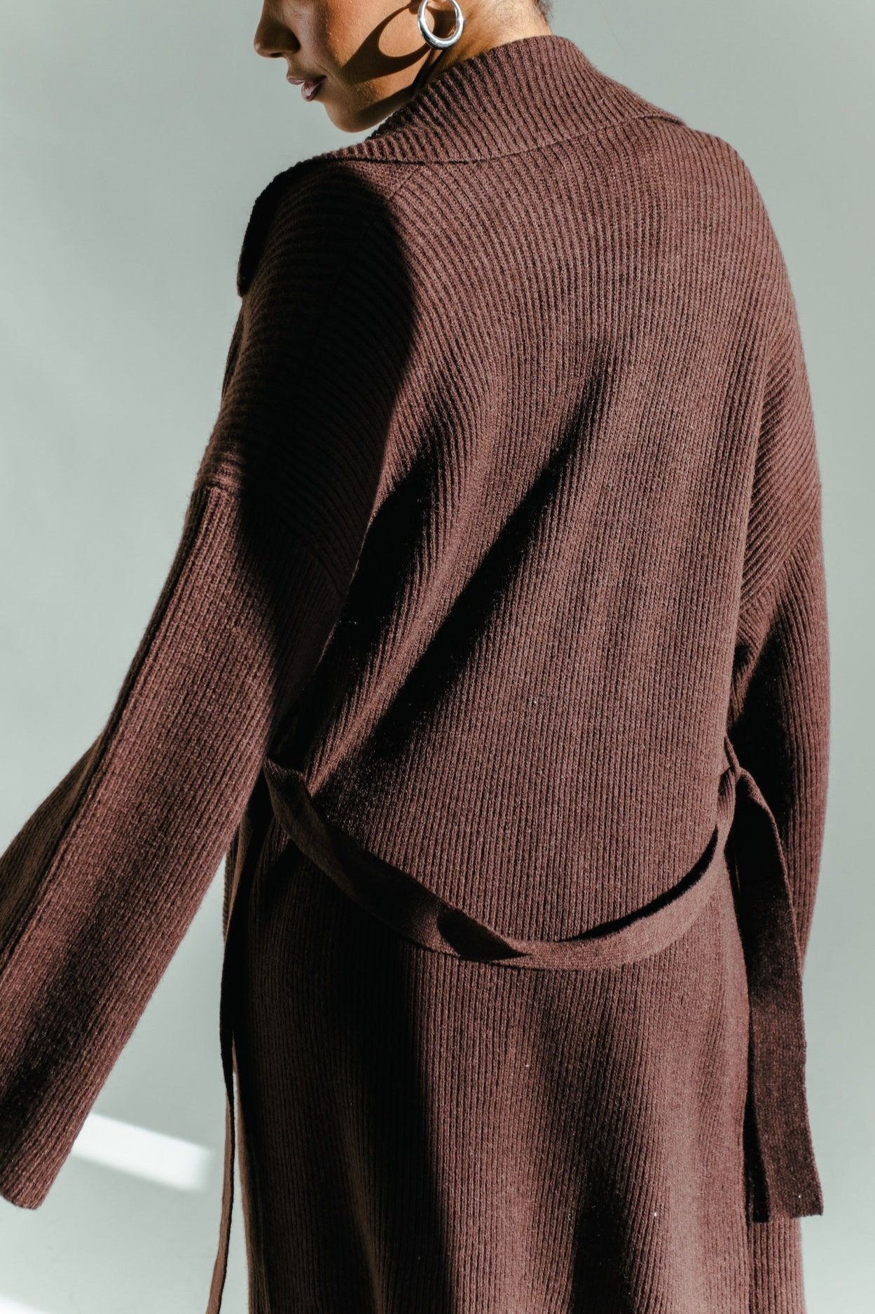 Tobin Midi Cardigan - Brown