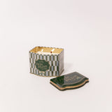 Checkered Tin Candle - Fresh Balsam