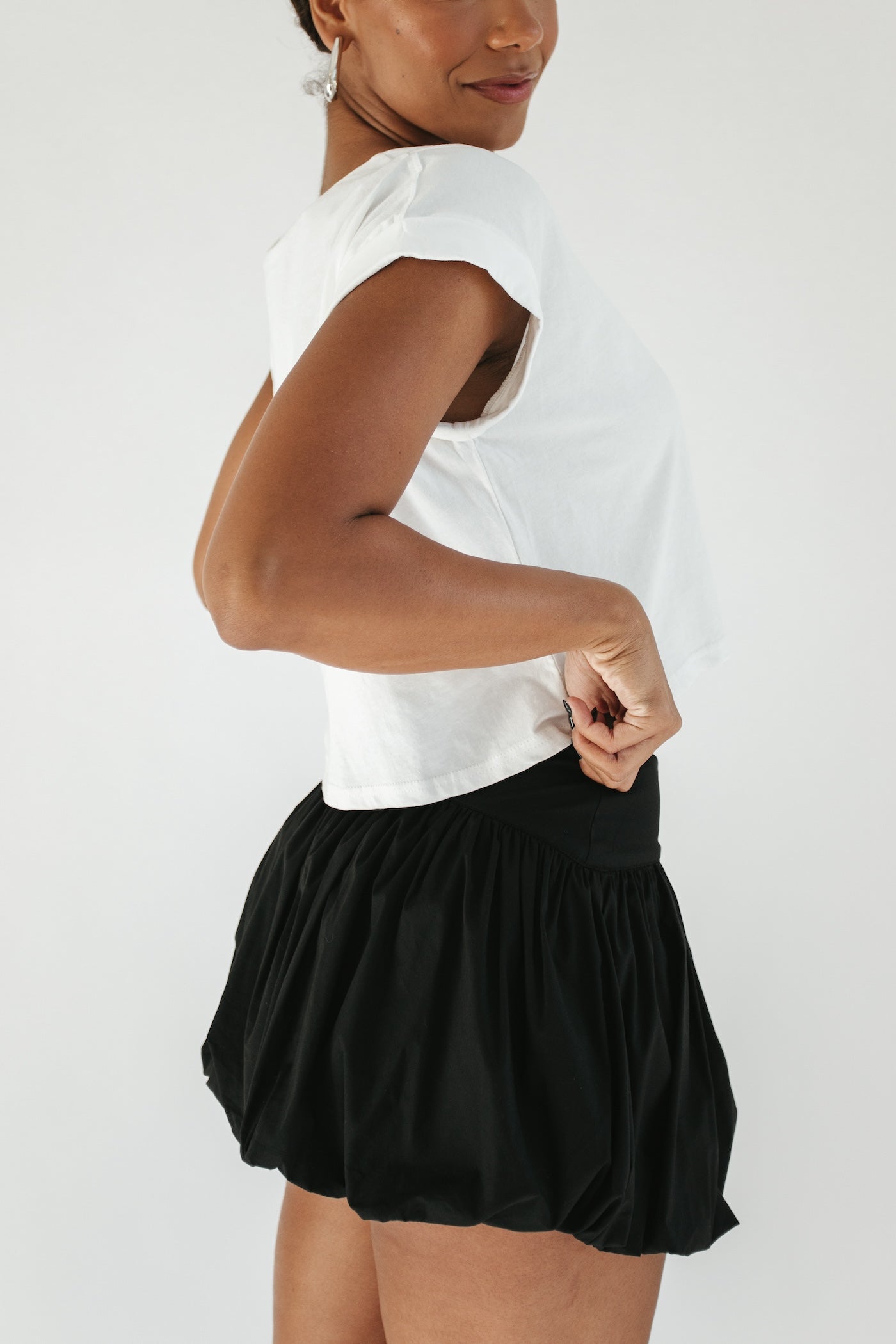 Shirley Bubble Skirt - Black