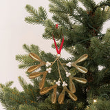 Mistletoe Ornament on Ribbon