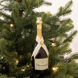 Champagne Bottle Ornament - 2 Colors