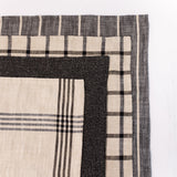 Grid Woven Dish Towel - Black