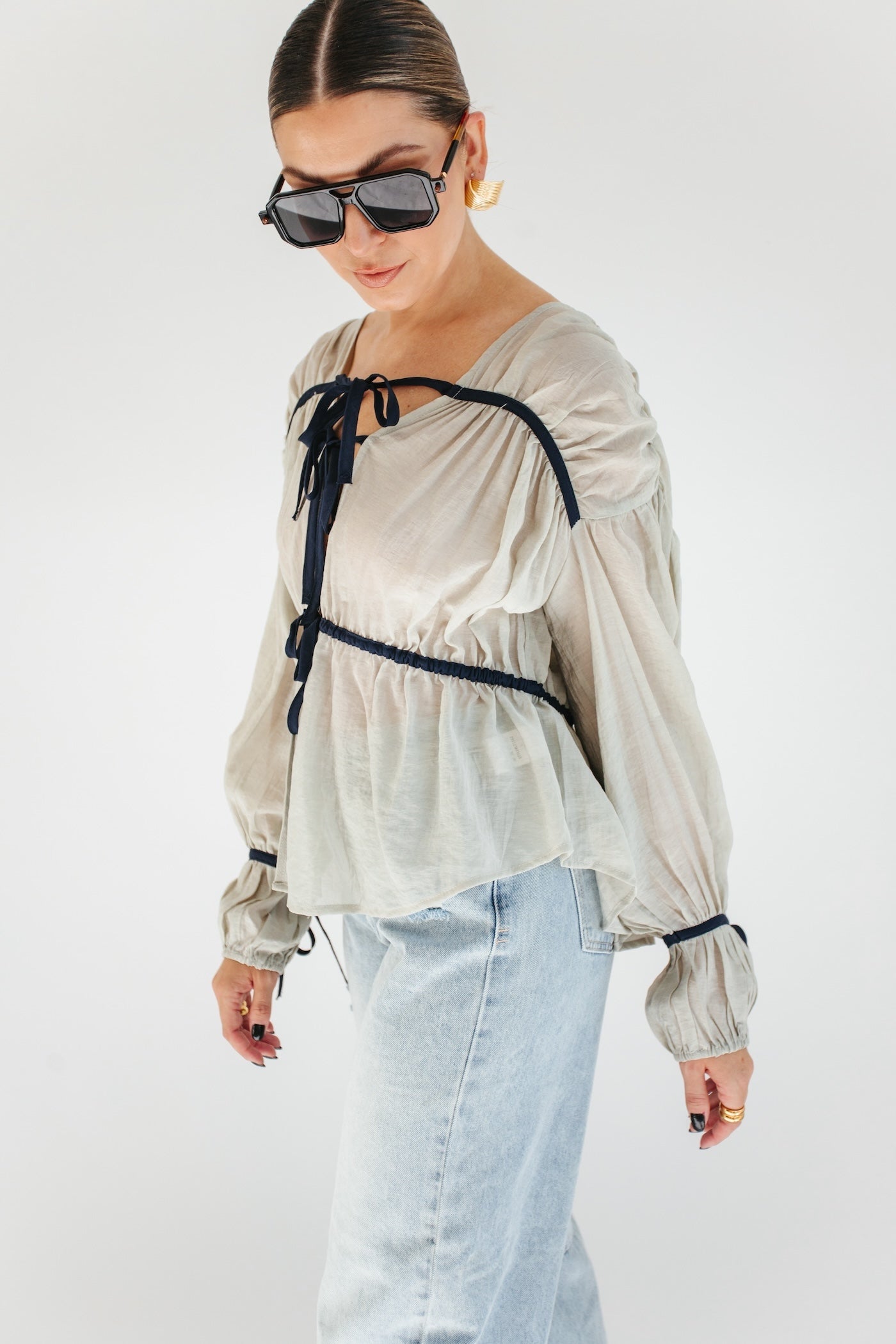 Doris Blouse - Olive