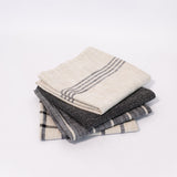 Simple Woven Dish Towel - Black