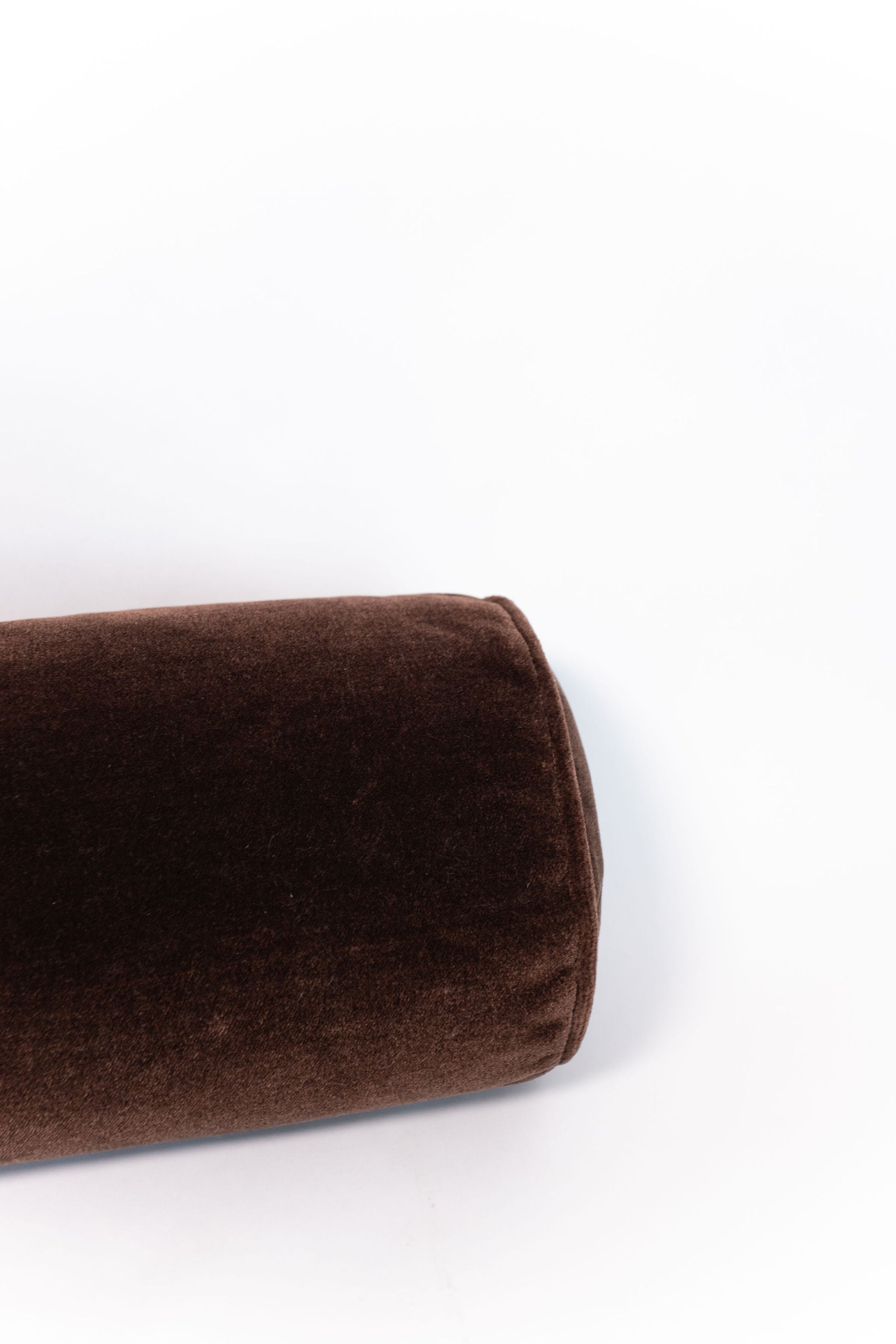 Wool Blend Bolster - Dark Brown - 8.5