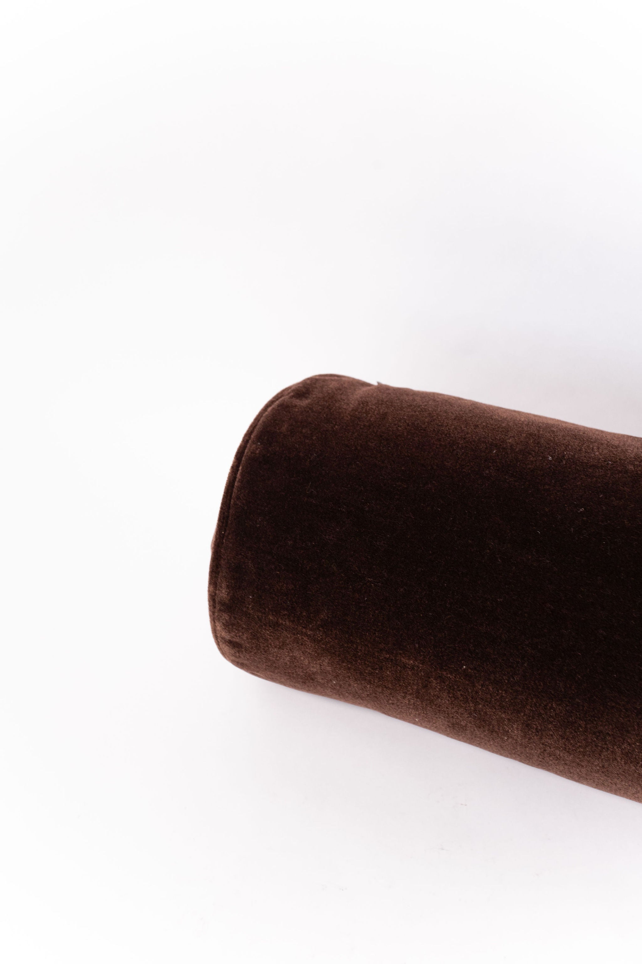 Wool Blend Bolster - Dark Brown - 8.5