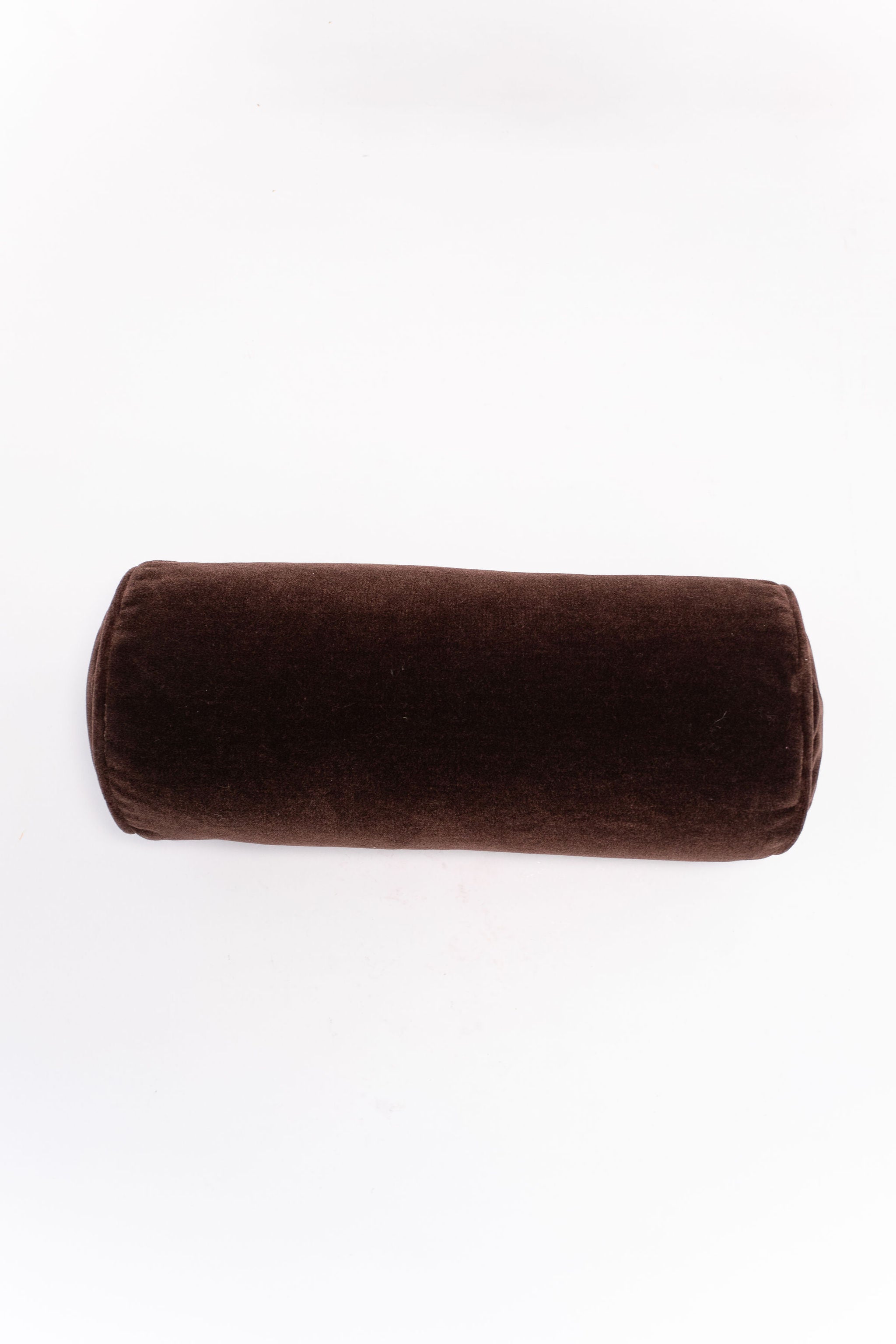 Wool Blend Bolster - Dark Brown - 8.5