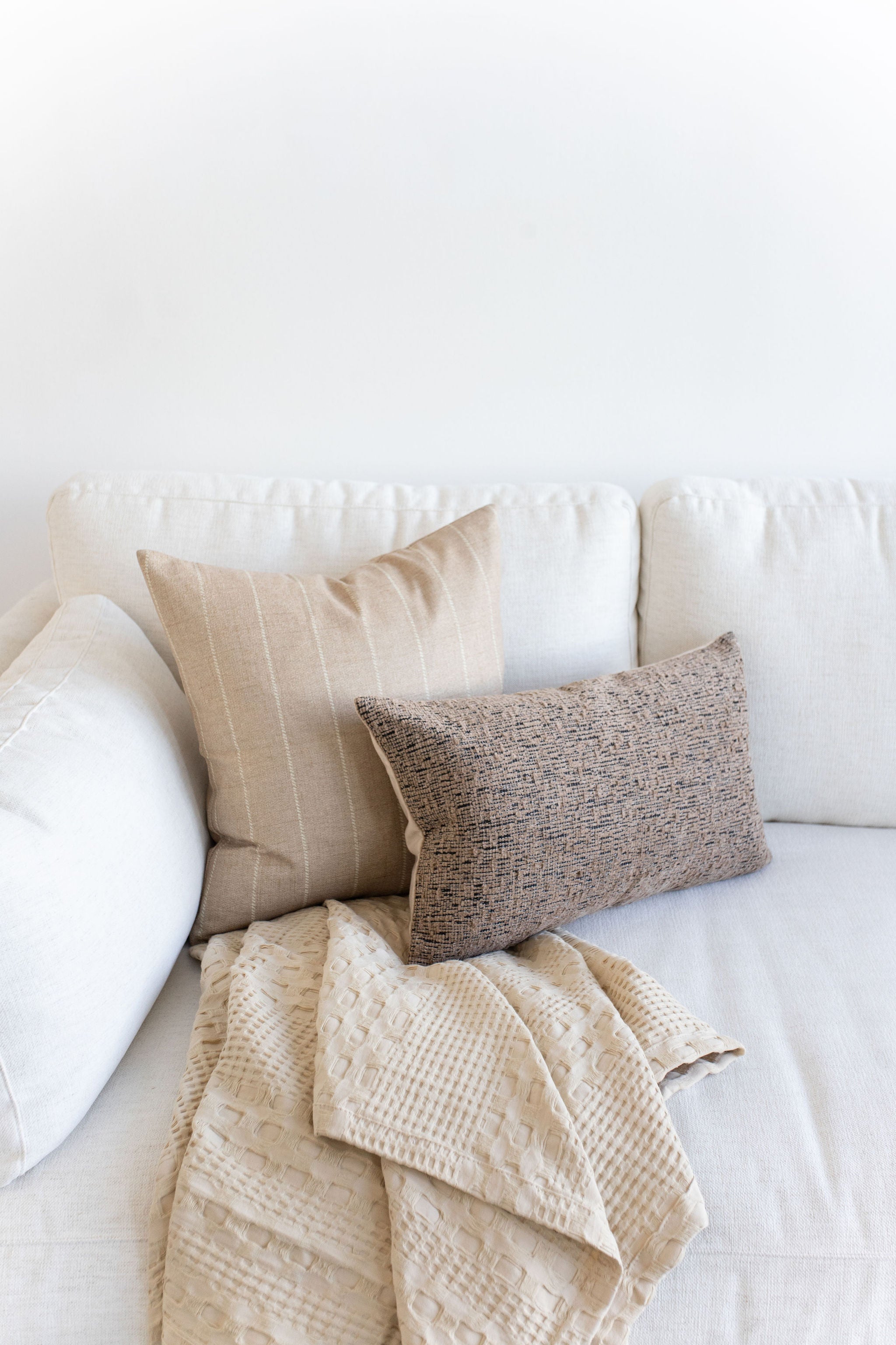 Nubby Weave Lumbar Pillow - 12