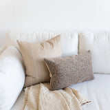Striped Pillow - Tan - 18"x18"