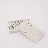 Marble Domino Storage Box Set