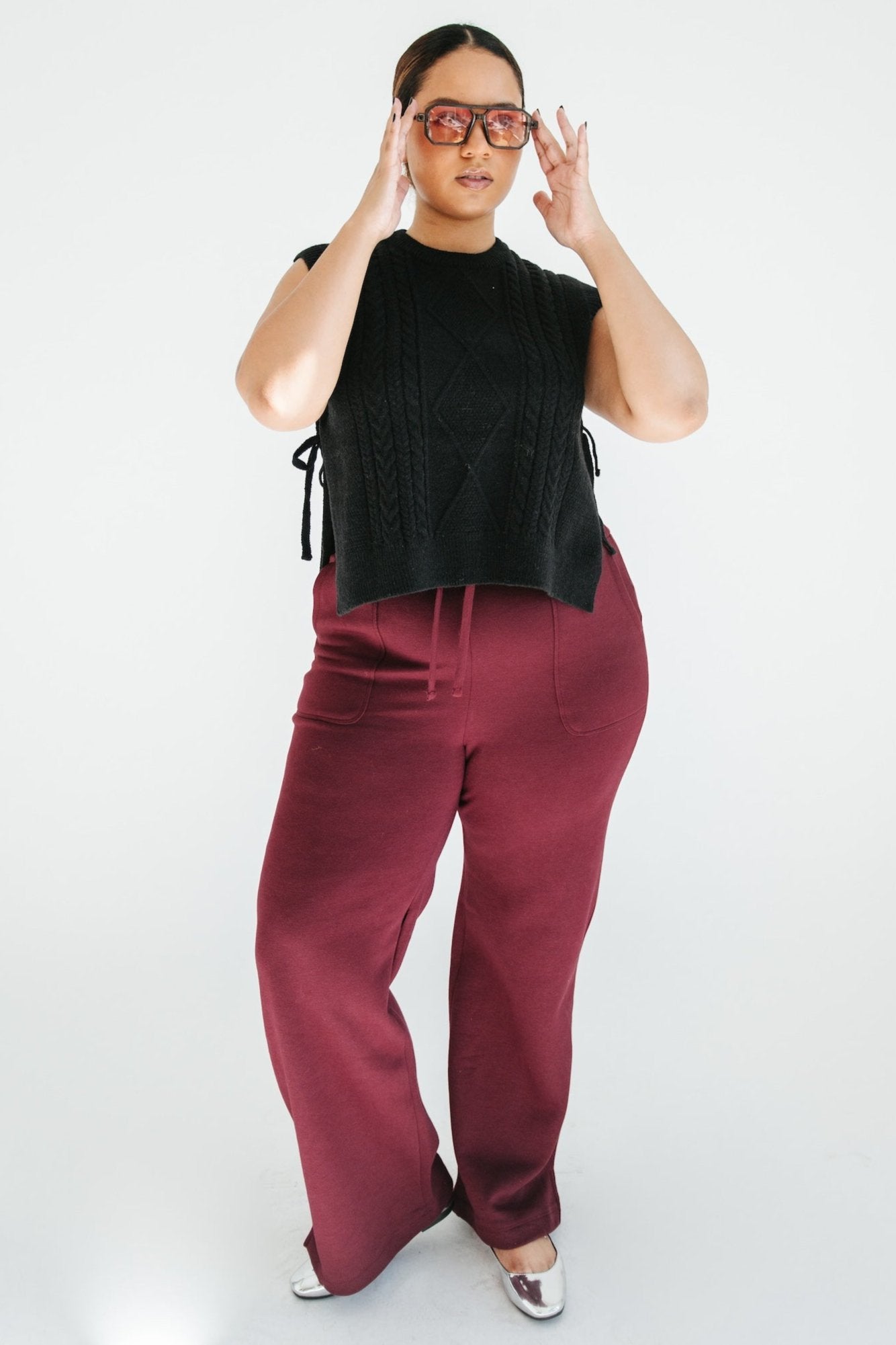 Sweet Escape Lounge Pant - Burgundy