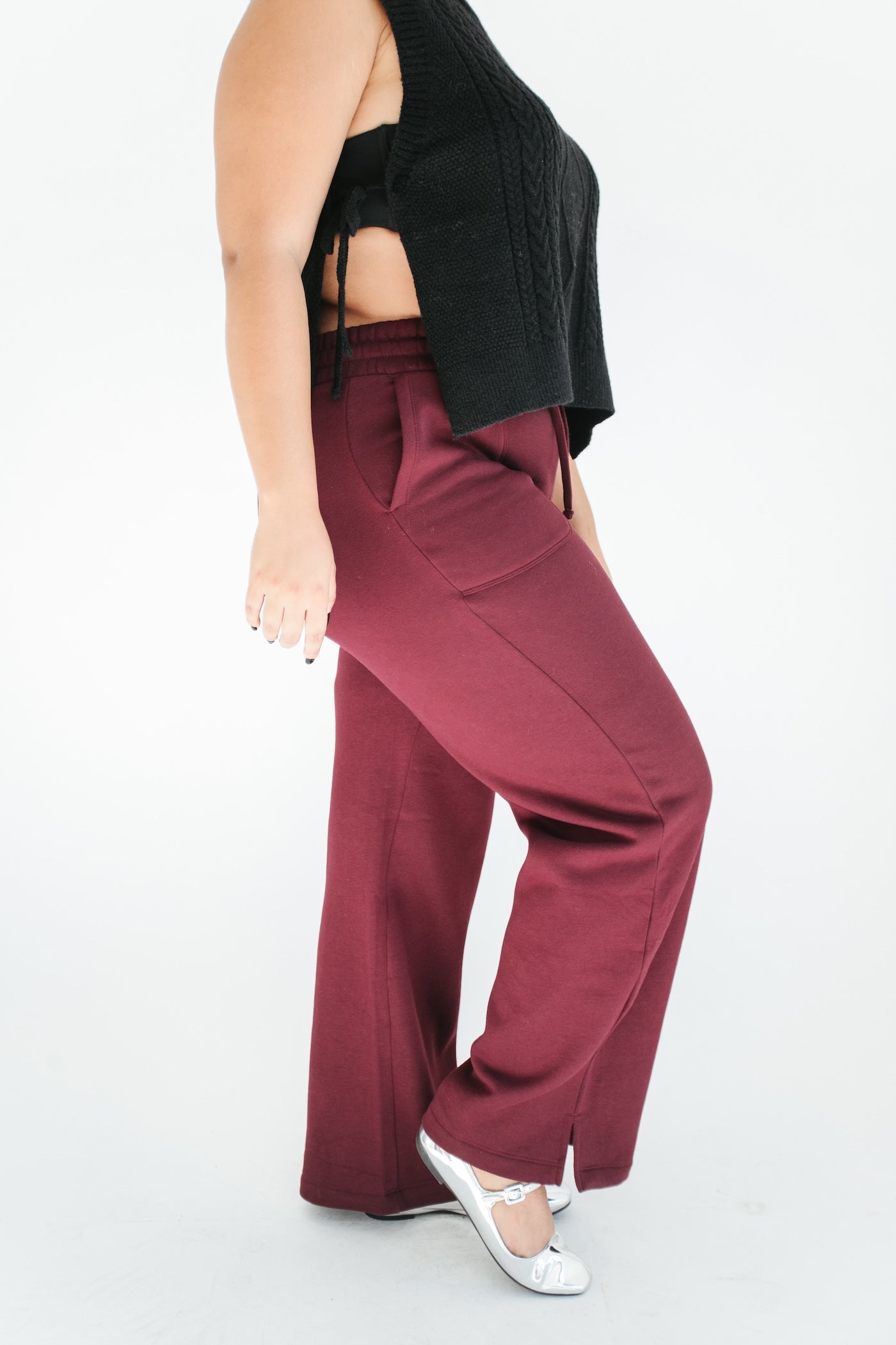 Sweet Escape Lounge Pant - Burgundy