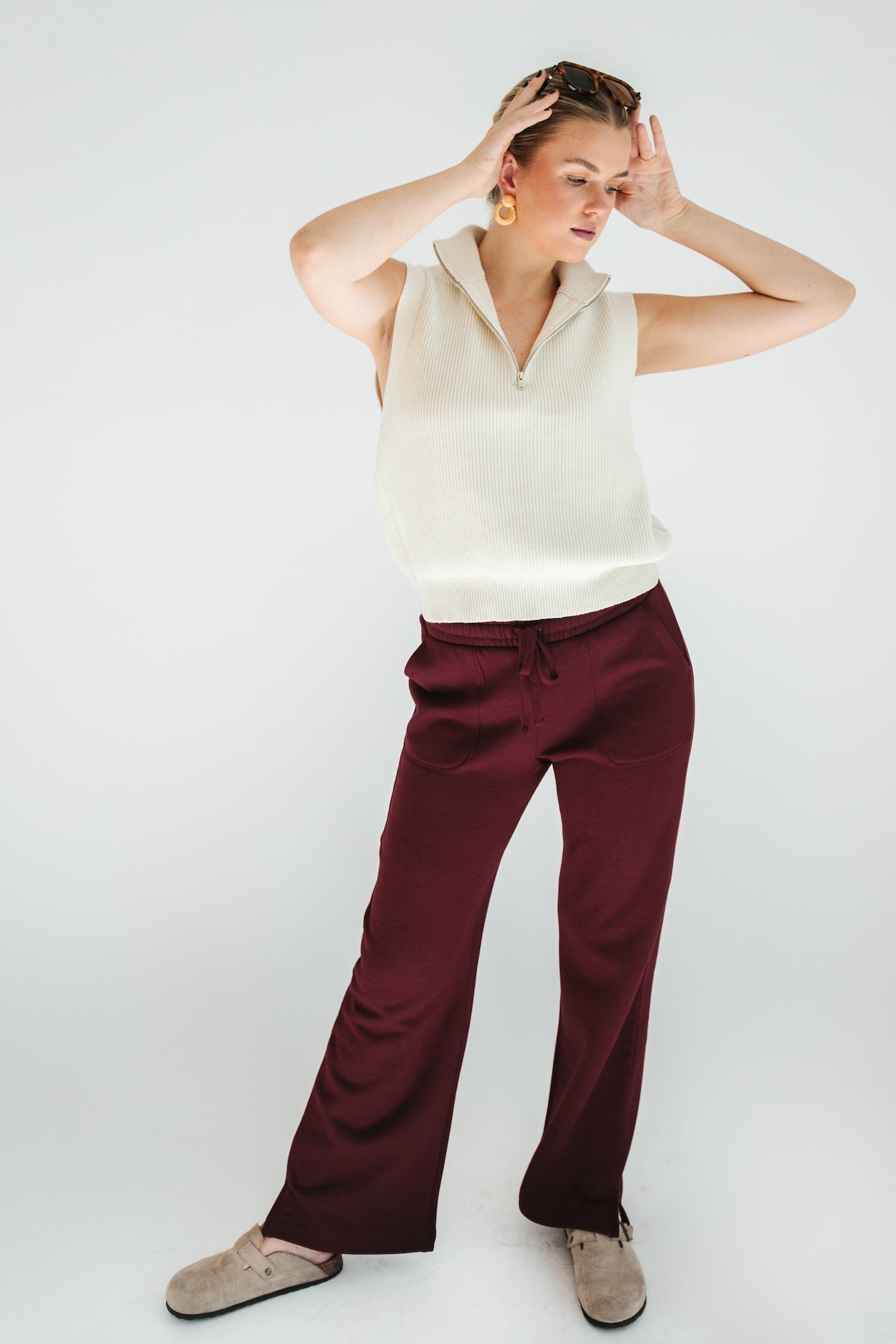 Sweet Escape Lounge Pant - Burgundy