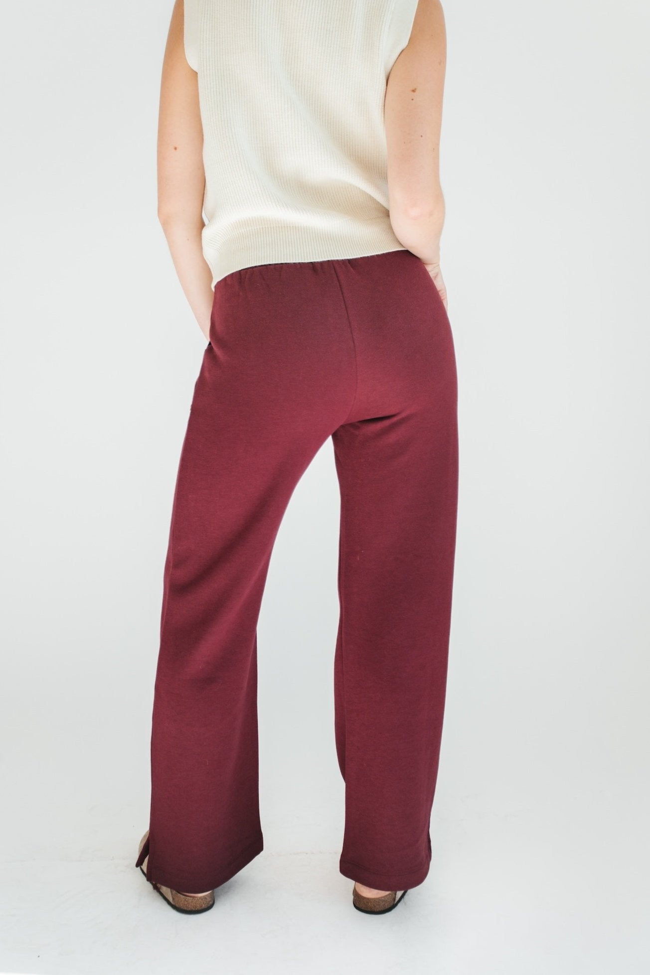 Sweet Escape Lounge Pant - Burgundy