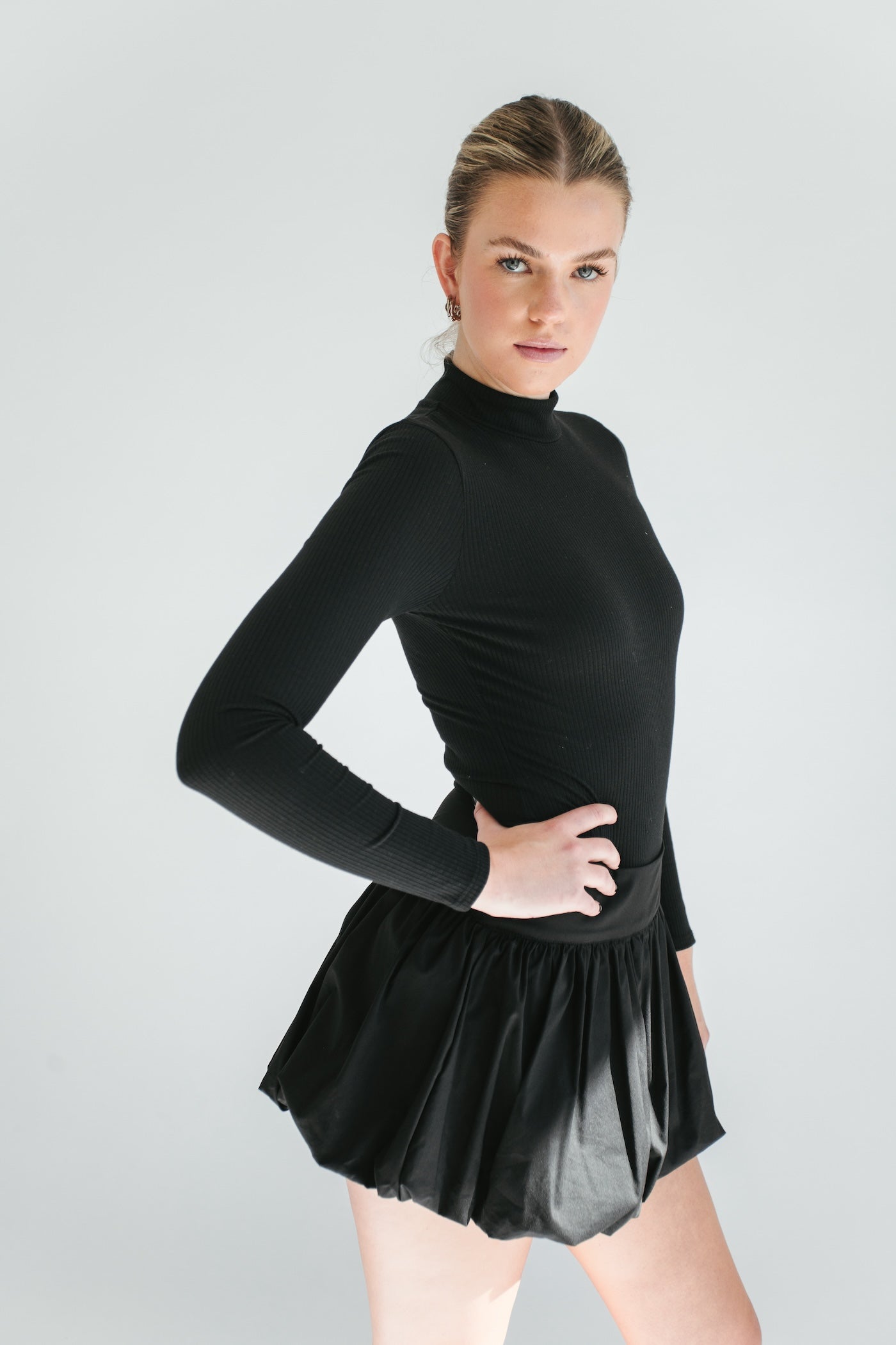 Shirley Bubble Skirt - Black