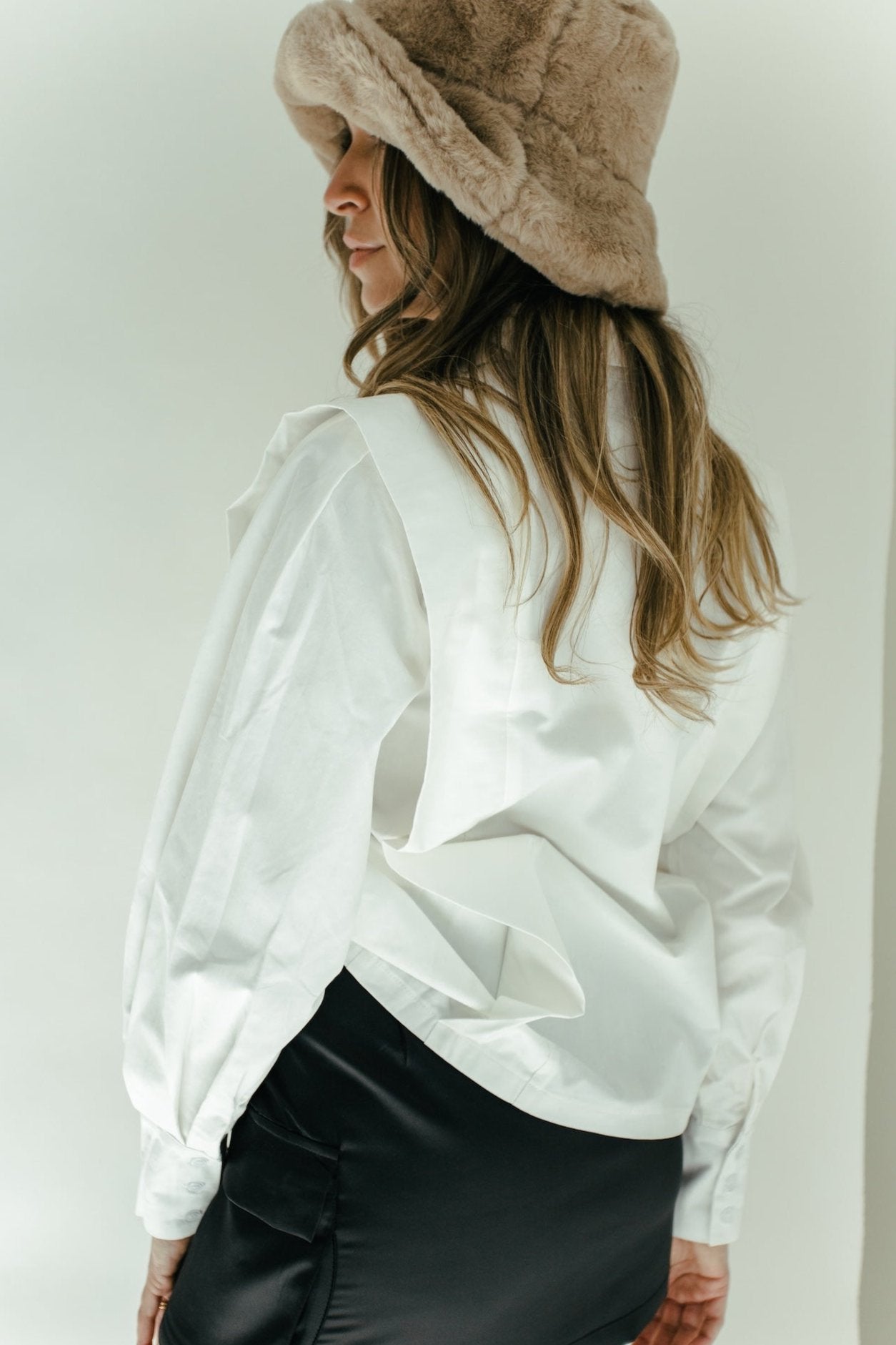 Henrietta Structured Blouse - White