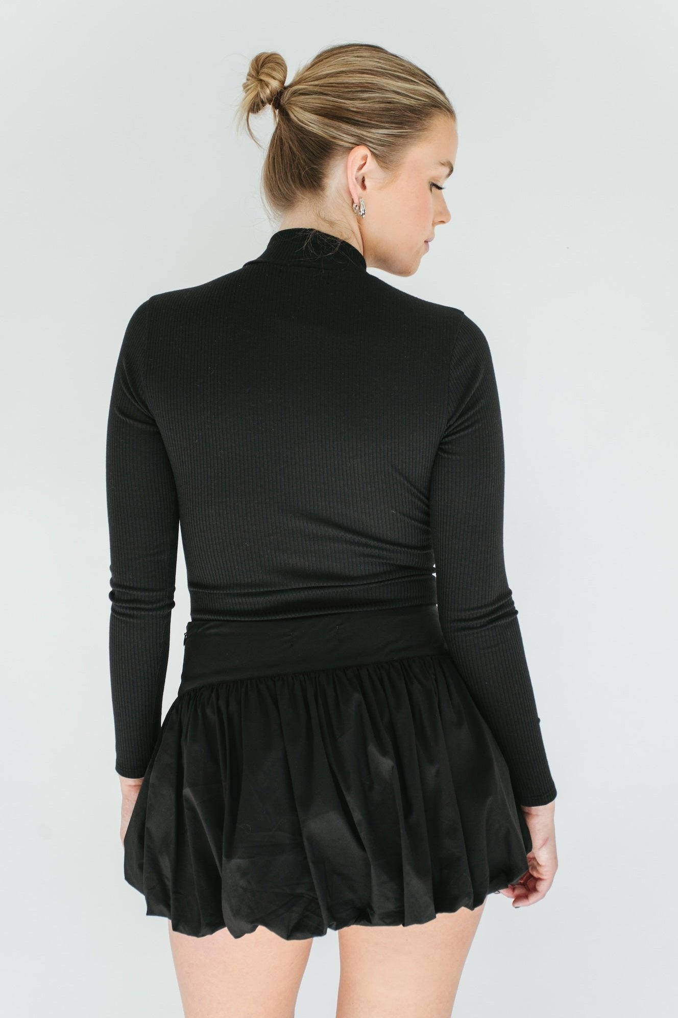 Shirley Bubble Skirt - Black