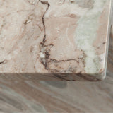 Iris Marble End Table - Natural
