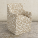 Priya Dining Armchair with Casters