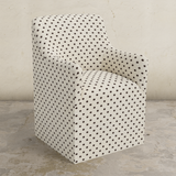 Priya Dining Armchair with Casters