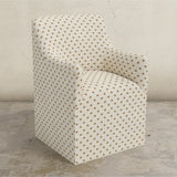 Priya Dining Armchair with Casters