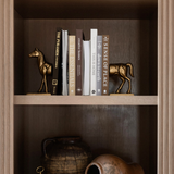 Iron Horse Bookends - Gold