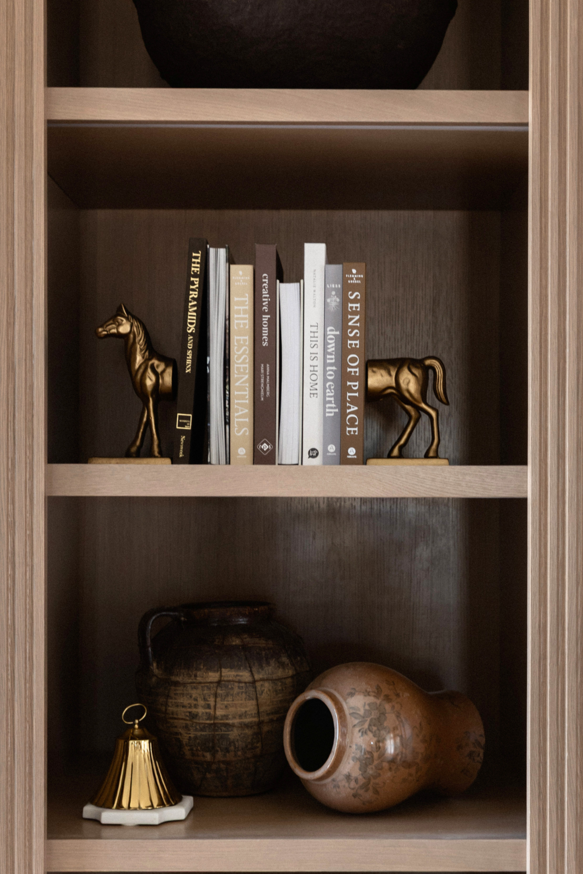 Iron Horse Bookends - Gold