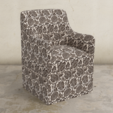 Priya Dining Armchair with Casters