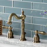 Heritage Tall Bathroom Faucet with Lever Handles