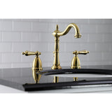 Heritage Tall Bathroom Faucet with Lever Handles
