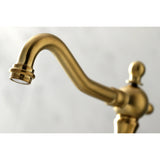 Heritage Large Bathroom Faucet with Cross Handles