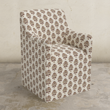 Priya Dining Armchair with Casters