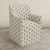 Priya Dining Armchair with Casters
