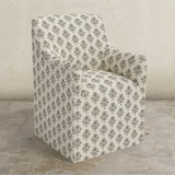 Priya Dining Armchair with Casters