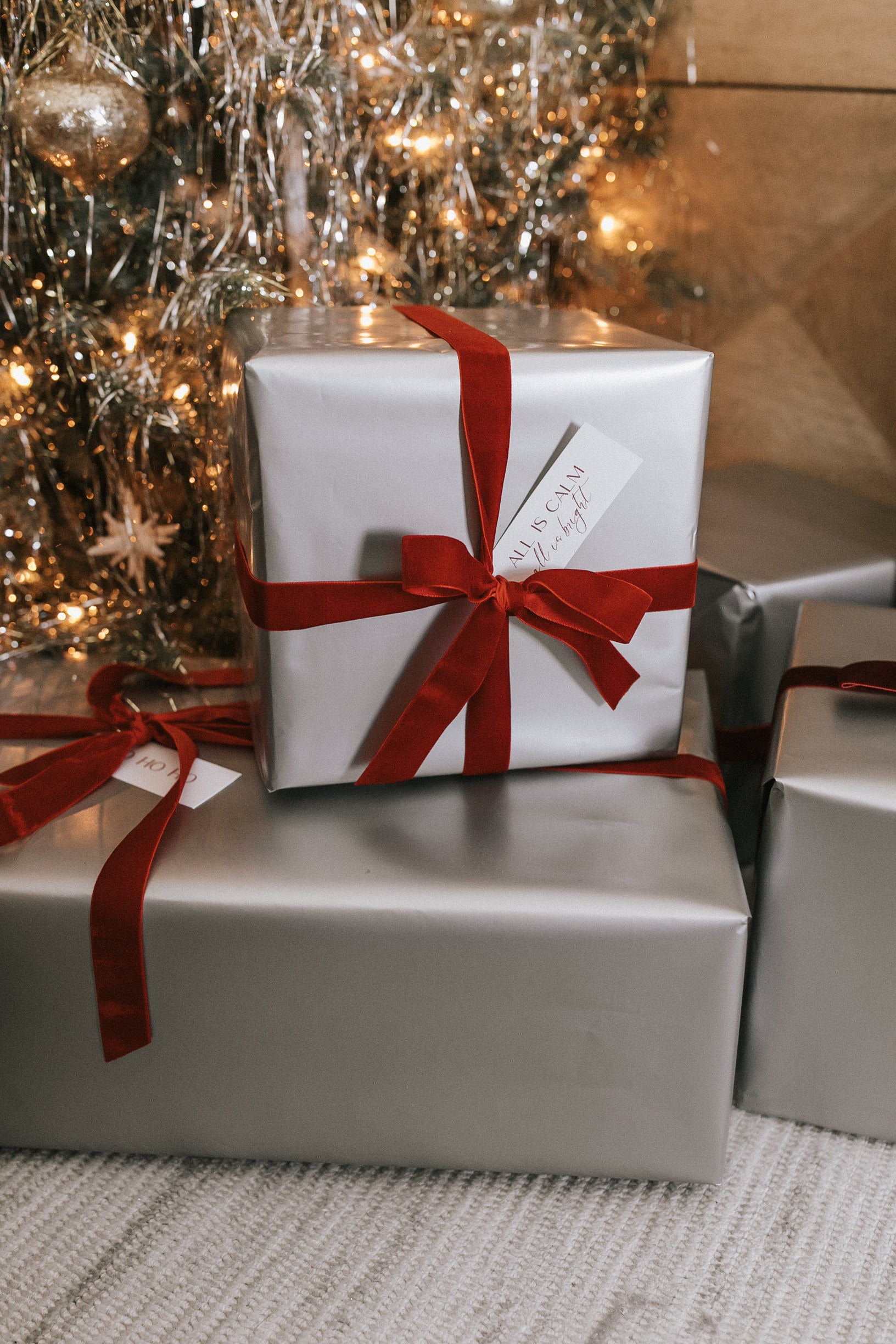 Santa Said Wrapping Paper - Reversible