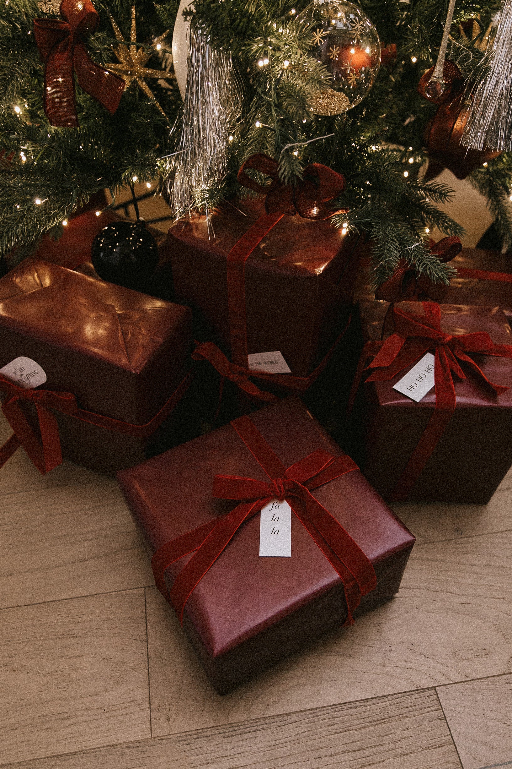 Santa Said Wrapping Paper - Reversible