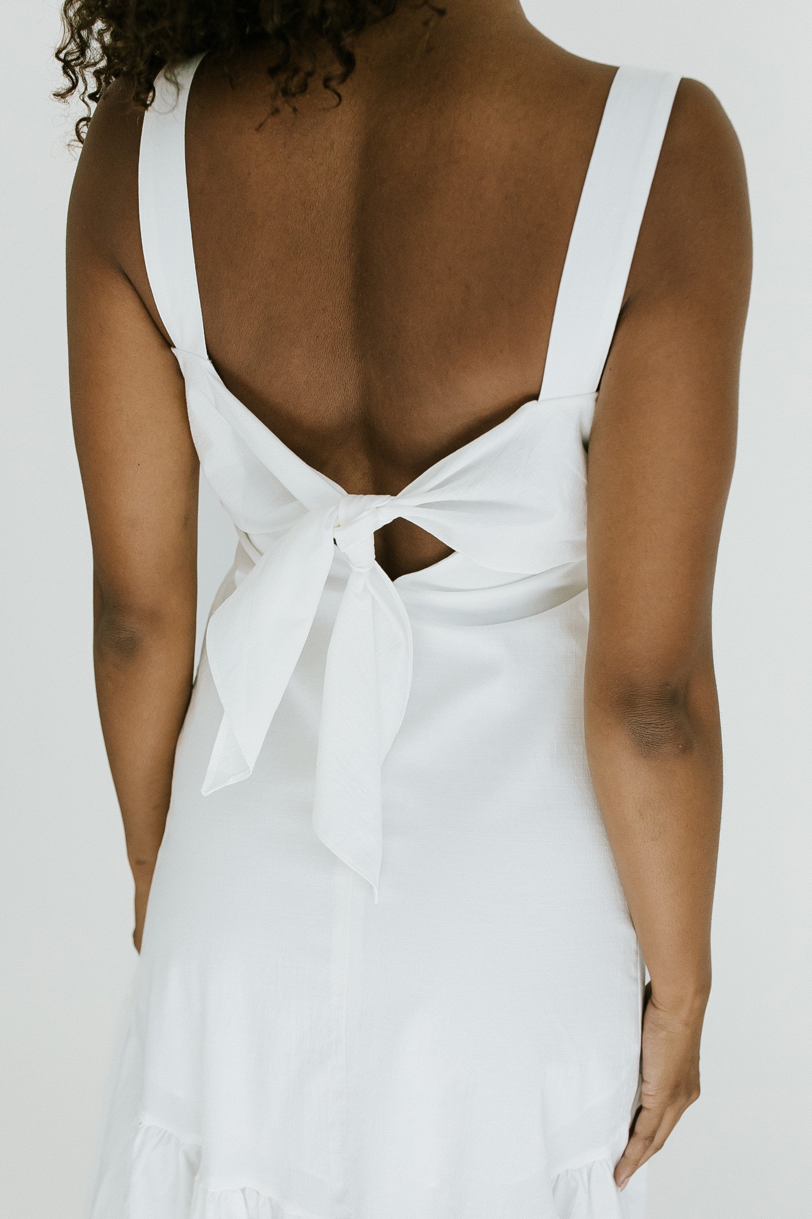 Serenade Midi Dress - White