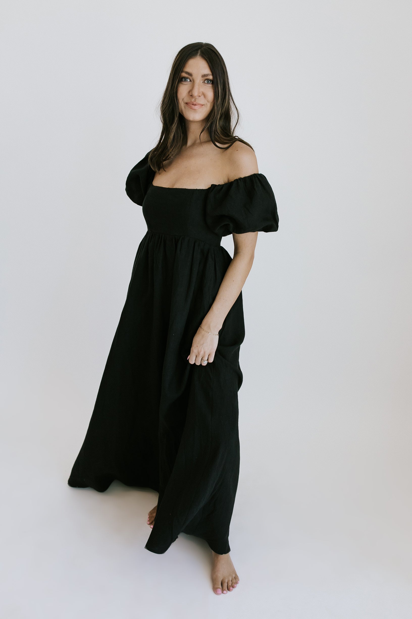 Page Turner Maxi Dress - Black