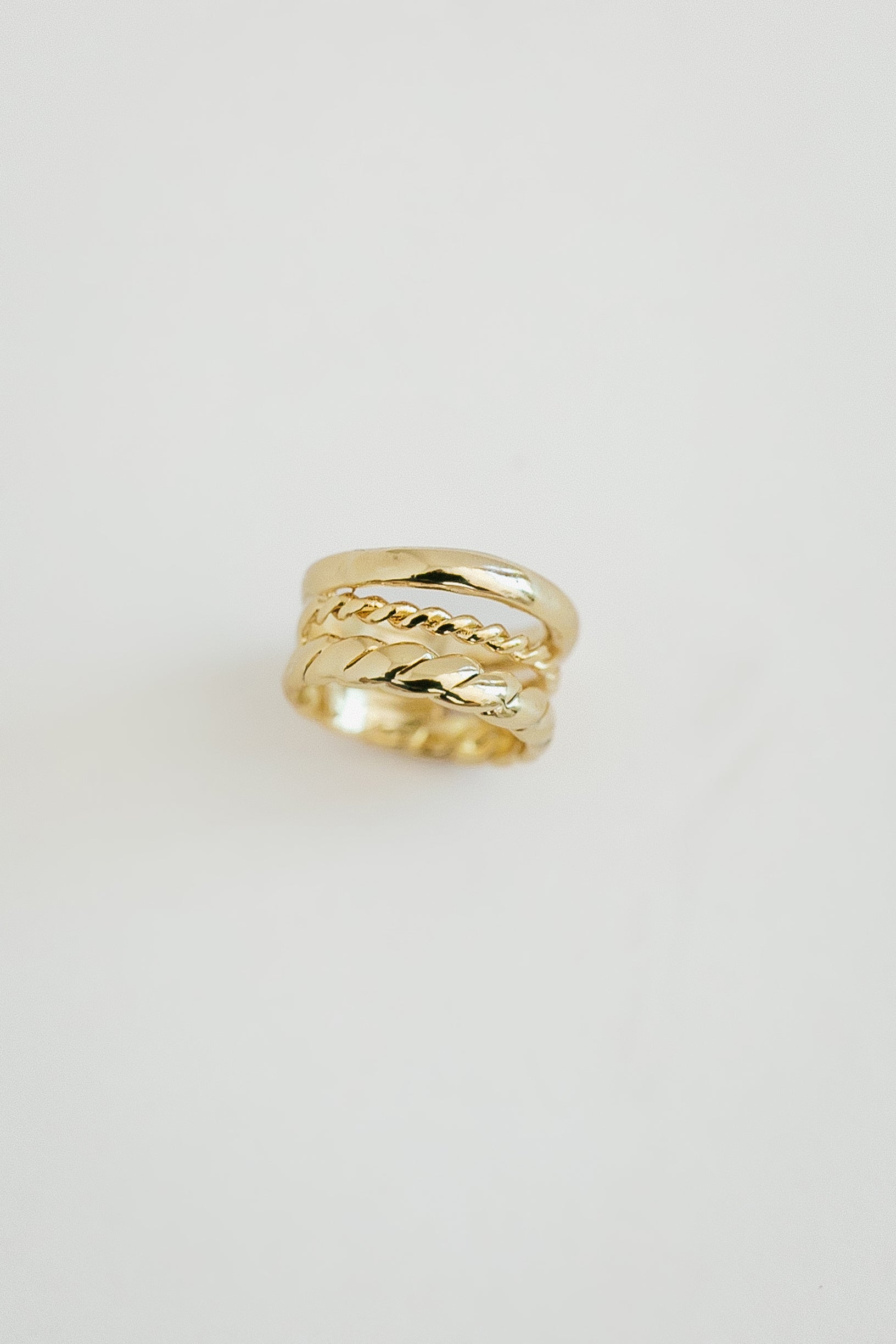 Starry Stacked Ring - Gold