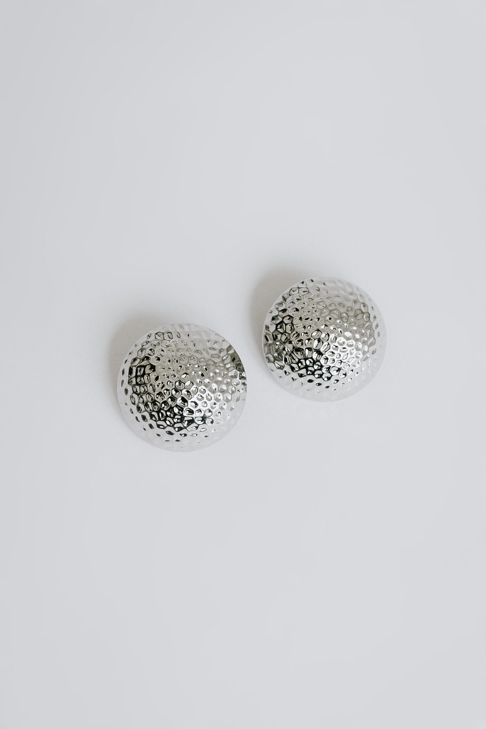 Dusk to Dawn Dome Earring - Silver