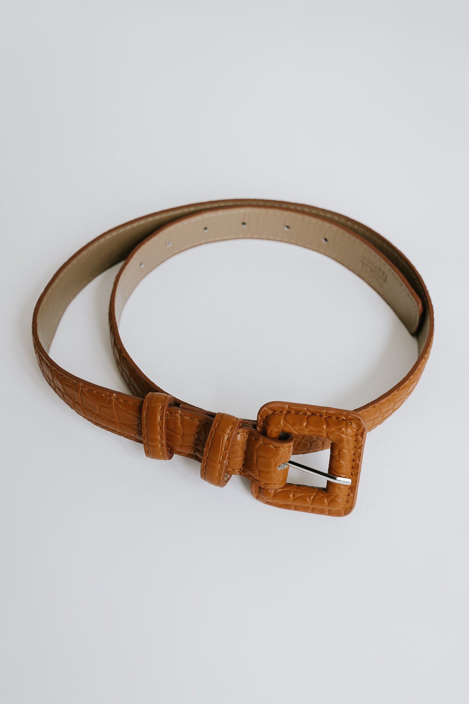 Lindy Leather Belt - Camel
