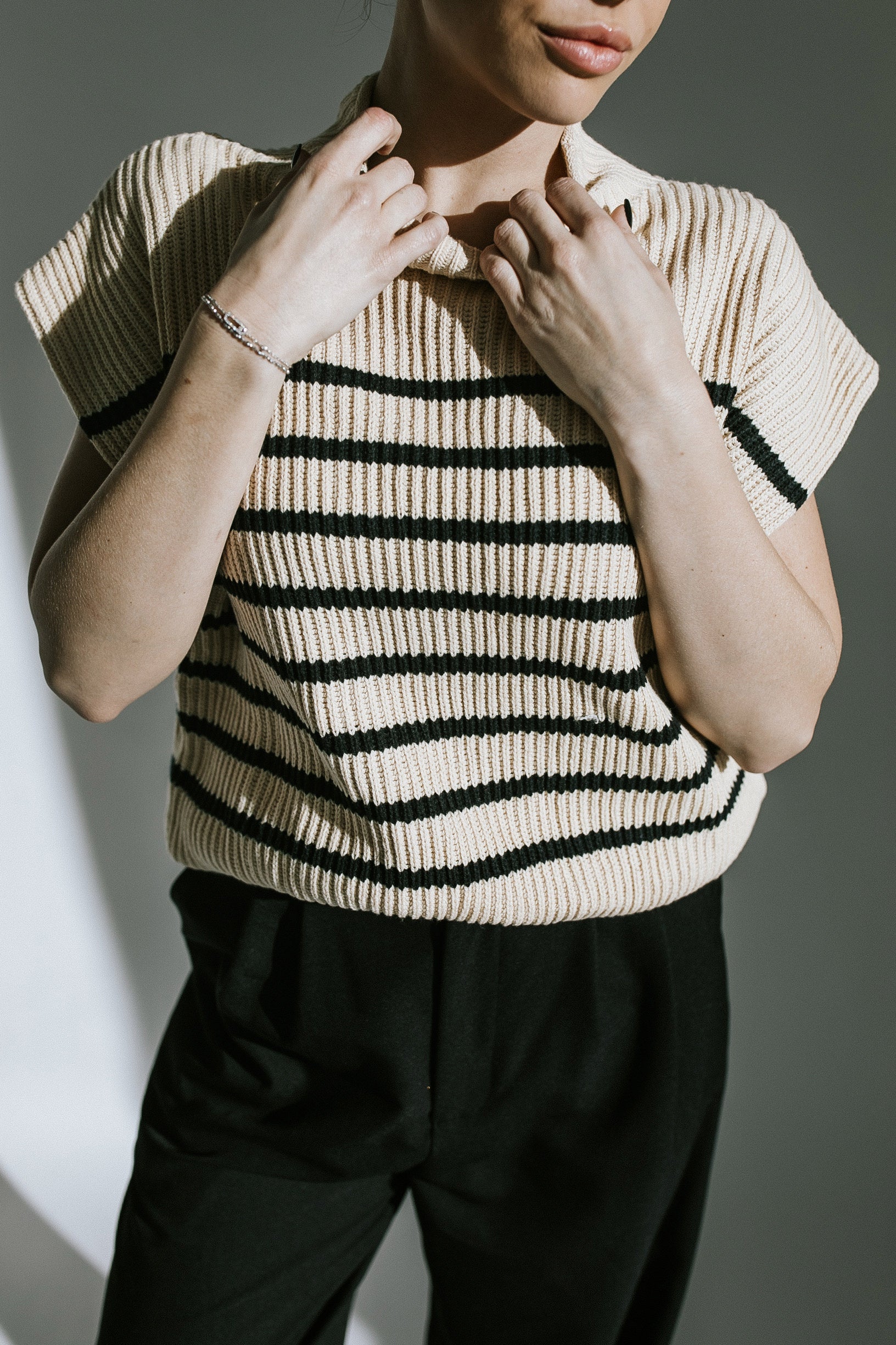 Making Plans Striped Sweater - Cream