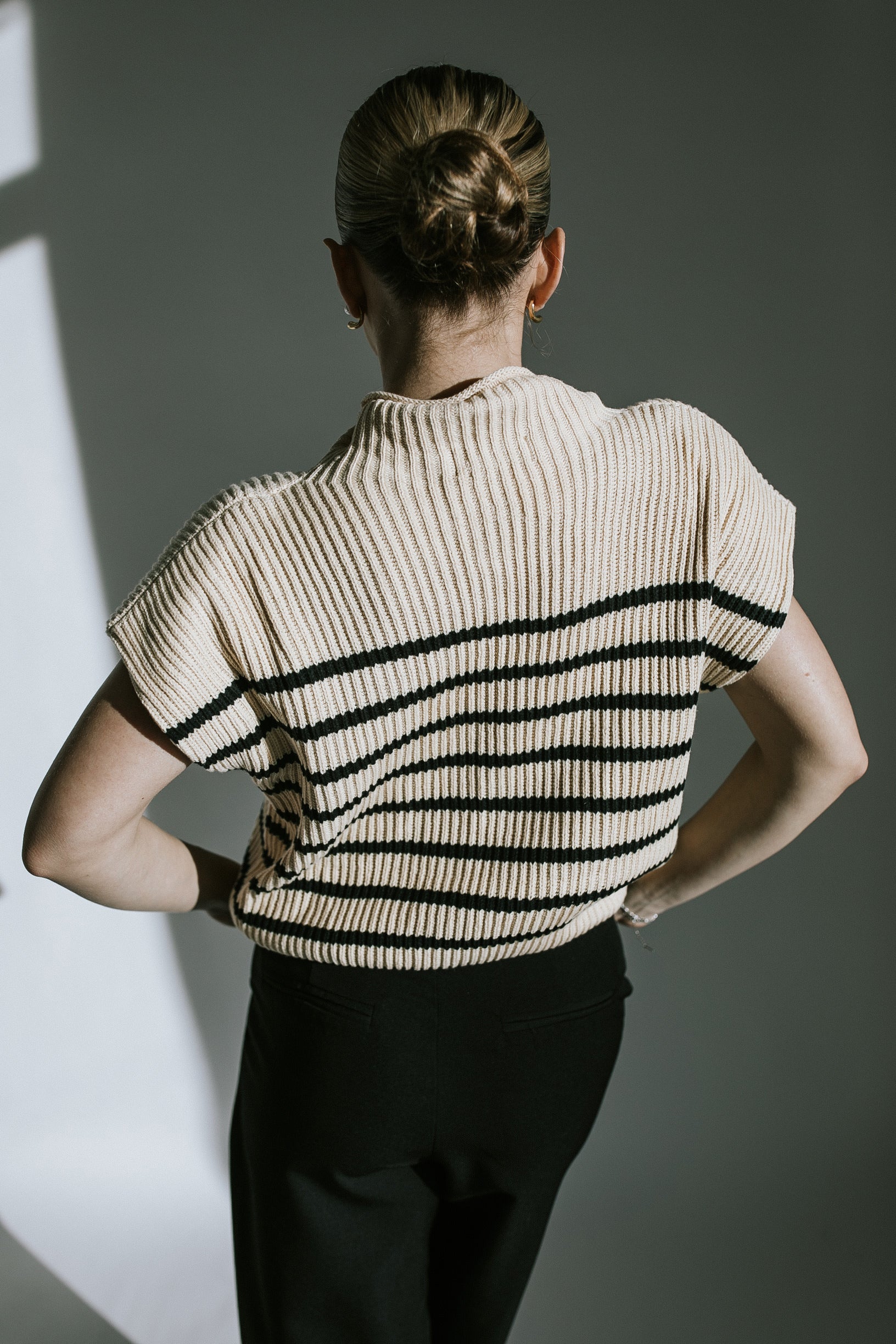 Making Plans Striped Sweater - Cream