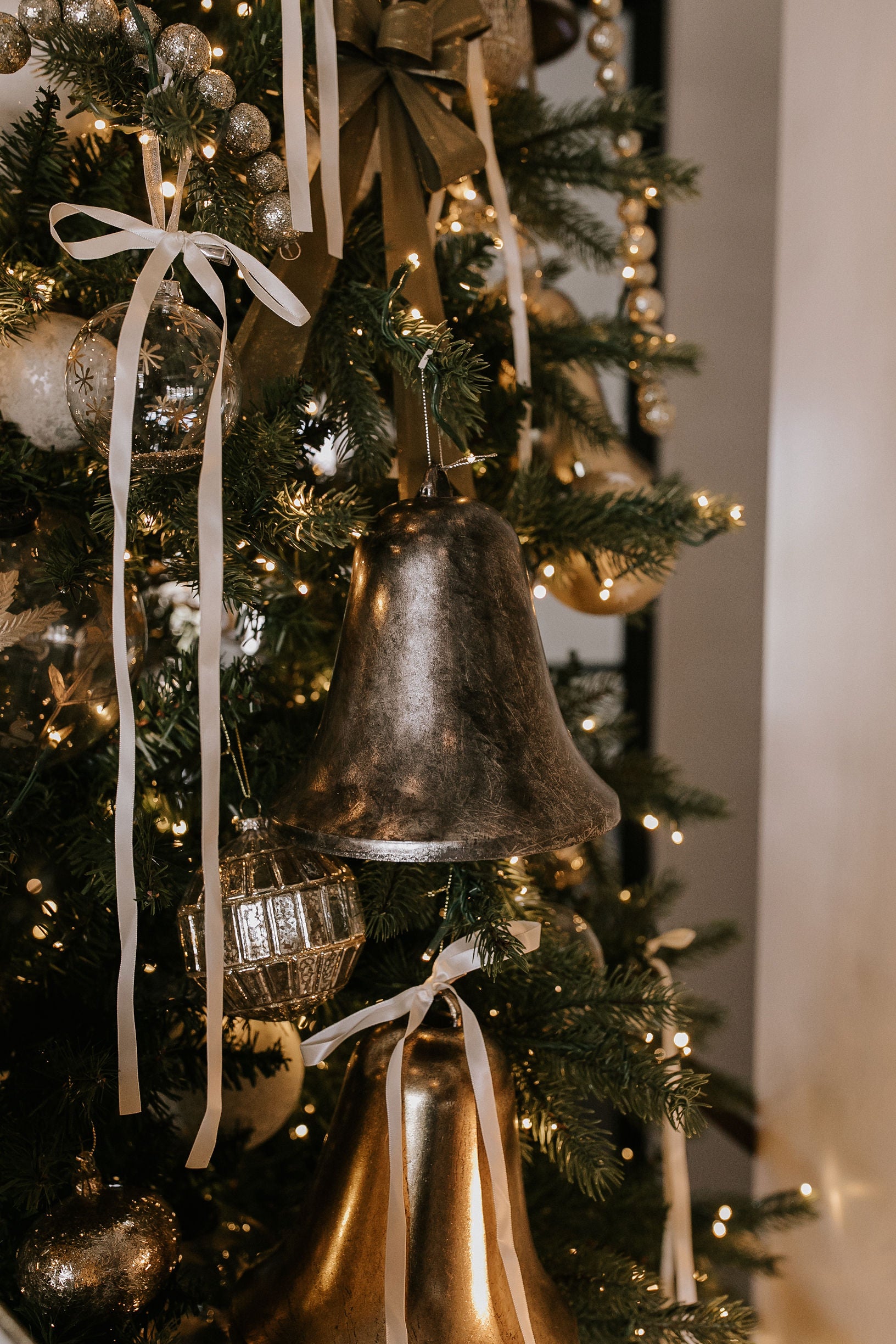 Winter Chime Bell Ornament - Silver