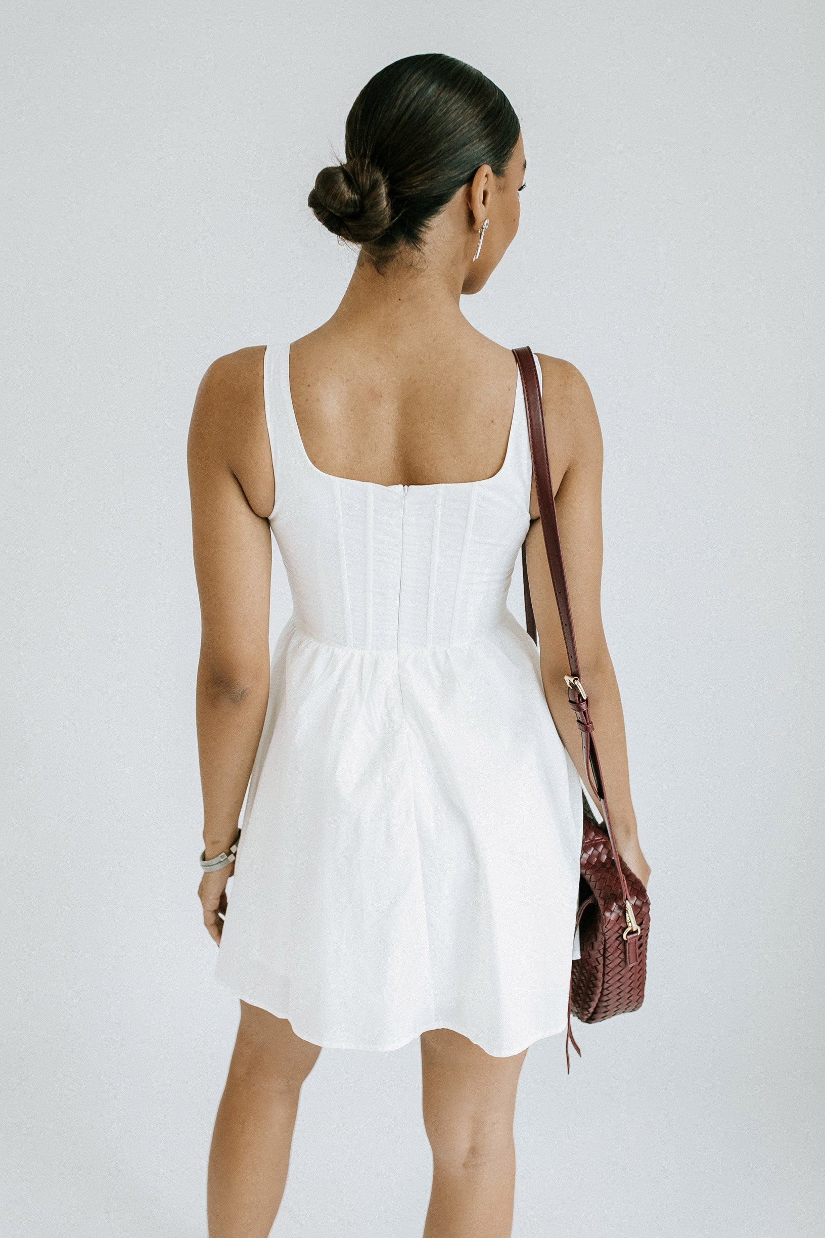 Milan Mini Dress - White